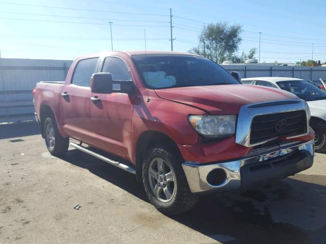 5TBDV541X7S463055 - 2007 TOYOTA TUNDRA CRE RED photo 1