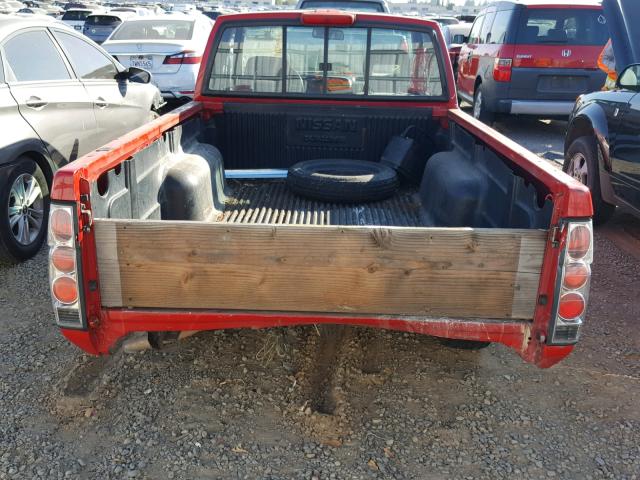 1N6HD16S1RC366631 - 1994 NISSAN TRUCK KING RED photo 6