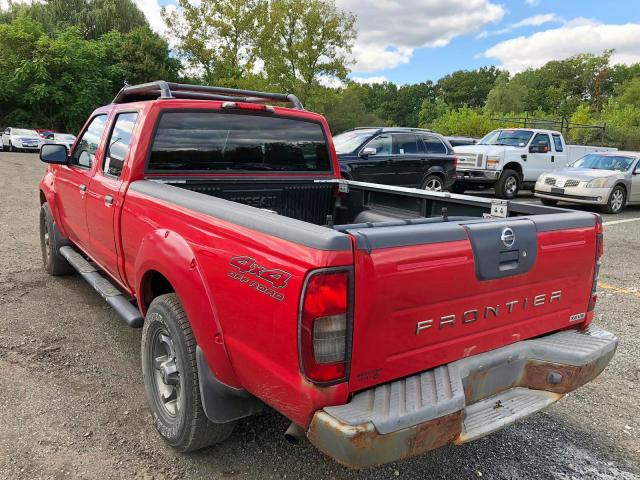 1N6ED29Y23C468746 - 2003 NISSAN FRONTIER C RED photo 3