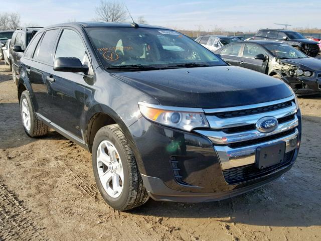 2FMDK4GC6DBC89890 - 2013 FORD EDGE SE BLACK photo 1