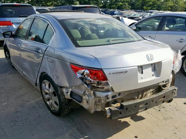 1HGCP2F72AA002483 - 2010 HONDA ACCORD EX SILVER photo 3