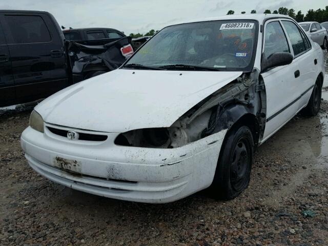 1NXBR12E7XZ158699 - 1999 TOYOTA COROLLA VE WHITE photo 2