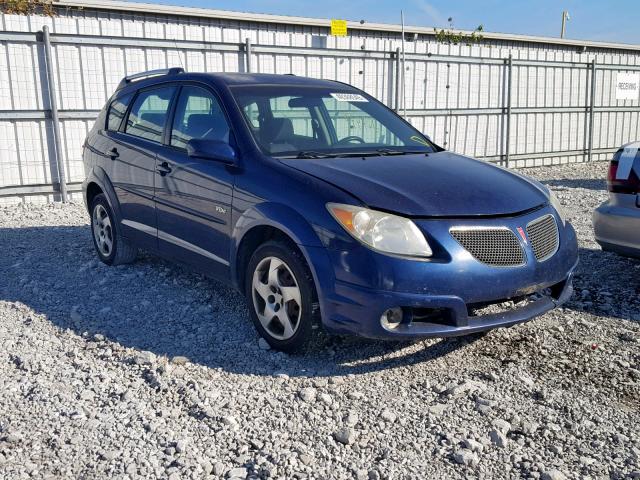 5Y2SL63885Z411217 - 2005 PONTIAC VIBE BLUE photo 1