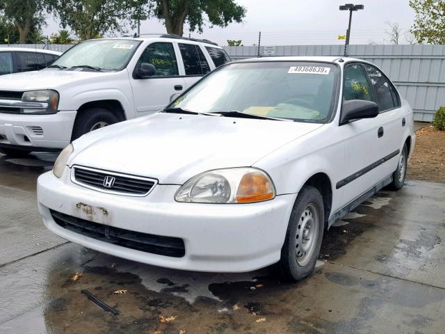 2HGEJ6524TH509509 - 1996 HONDA CIVIC DX WHITE photo 2