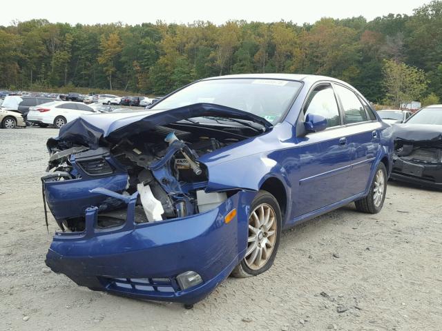 KL5JJ56Z05K161793 - 2005 SUZUKI FORENZA LX BLUE photo 2