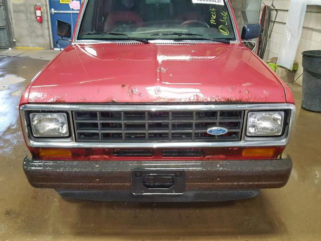 1FTCR14T0GPB16216 - 1986 FORD RANGER SUP ORANGE photo 7