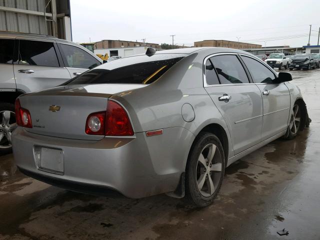 1G1ZC5E00CF279285 - 2012 CHEVROLET MALIBU 1LT SILVER photo 4