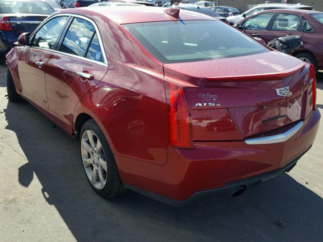 1G6AG5RX9G0108367 - 2016 CADILLAC ATS RED photo 3