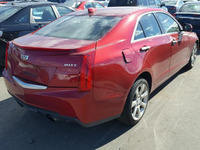 1G6AG5RX9G0108367 - 2016 CADILLAC ATS RED photo 4