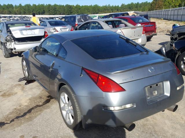 JN1AZ34E63T018378 - 2003 NISSAN 350Z COUPE GRAY photo 3