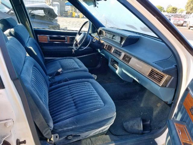 1G3CW69B2G1308097 - 1986 OLDSMOBILE 98 REGENCY WHITE photo 5