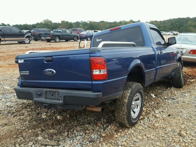 1FTKR1AD5APA72147 - 2010 FORD RANGER BLUE photo 4