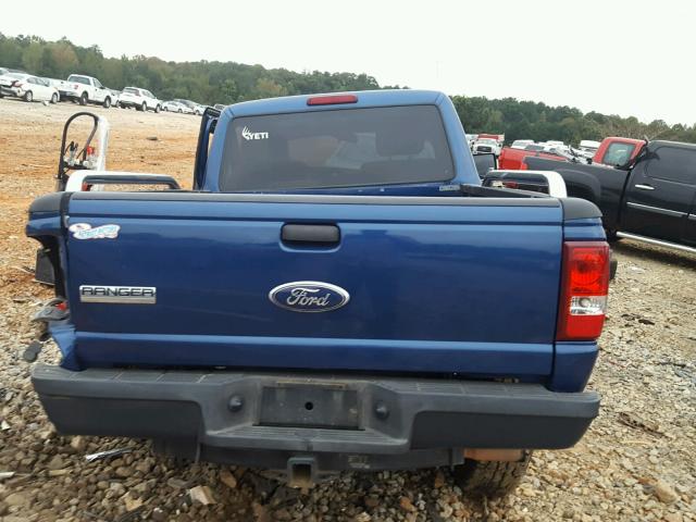 1FTKR1AD5APA72147 - 2010 FORD RANGER BLUE photo 6