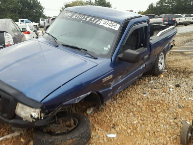 1FTKR1AD5APA72147 - 2010 FORD RANGER BLUE photo 9