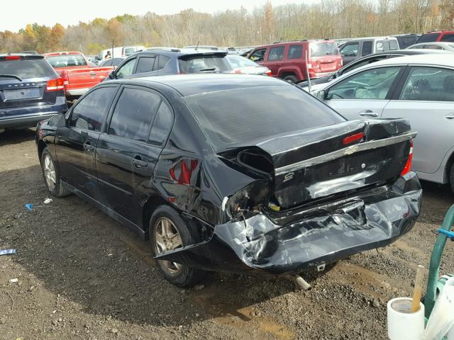 1G1ZT548X4F172625 - 2004 CHEVROLET MALIBU LS 黑色 照片 3