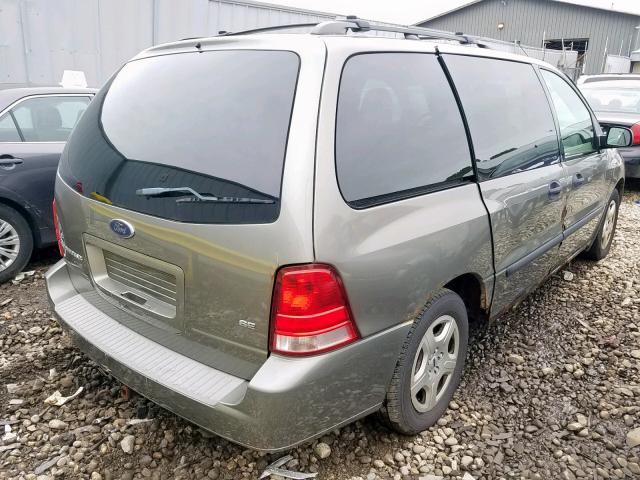 2FMZA51694BA95744 - 2004 FORD FREESTAR S GREEN photo 4