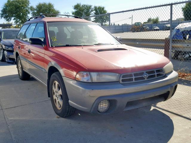 4S3BG6857X6656906 - 1999 SUBARU LEGACY OUT RED photo 1