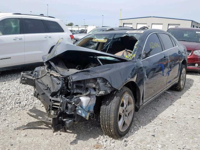 1G1ZC5E06AF320872 - 2010 CHEVROLET MALIBU 1LT BLACK photo 2