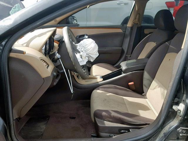 1G1ZC5E06AF320872 - 2010 CHEVROLET MALIBU 1LT BLACK photo 5