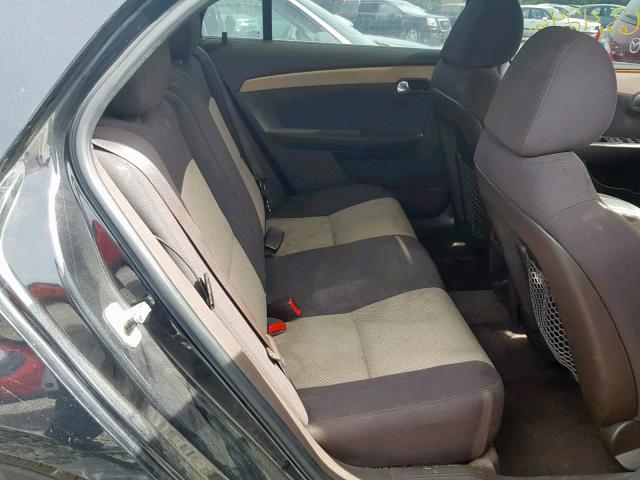 1G1ZC5E06AF320872 - 2010 CHEVROLET MALIBU 1LT BLACK photo 6