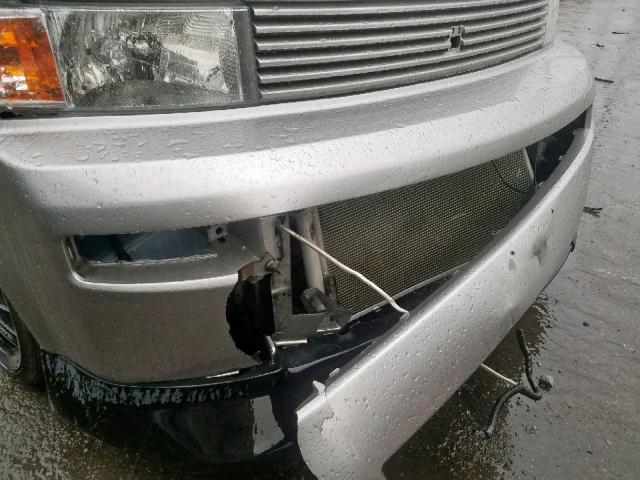 JTLKT334650193119 - 2005 TOYOTA SCION XB ვერცხლისფერი ფოტო 9