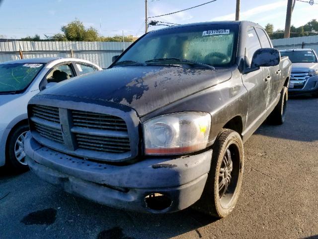 1D7HA18N46J130118 - 2006 DODGE RAM 1500 S BLACK photo 2