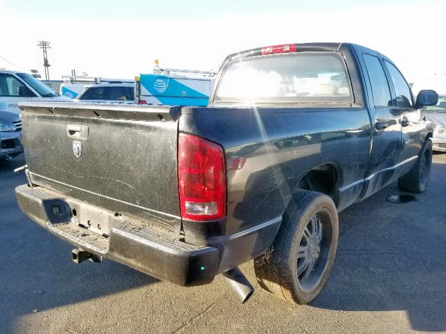 1D7HA18N46J130118 - 2006 DODGE RAM 1500 S BLACK photo 4