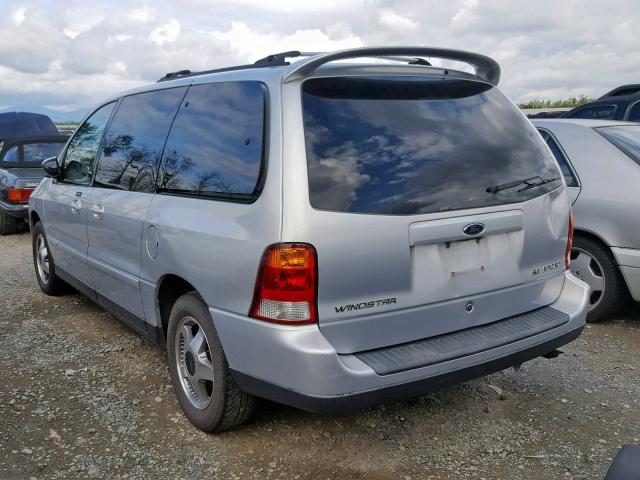 2FMZA57471BA40825 - 2001 FORD WINDSTAR S SILVER photo 3