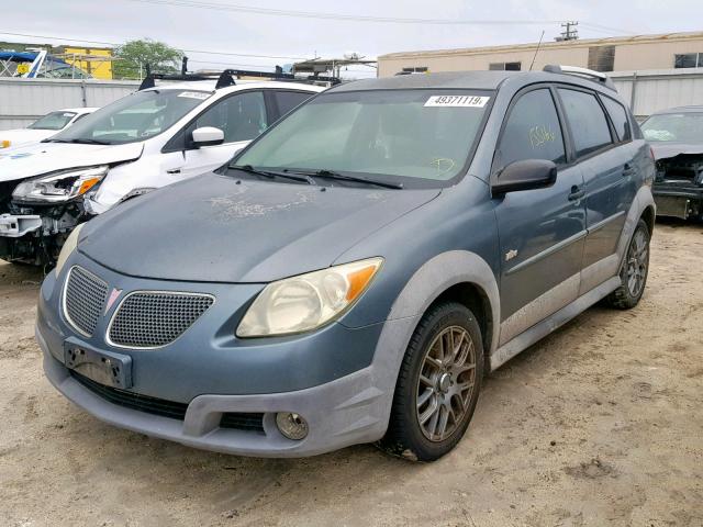 5Y2SL65826Z407792 - 2006 PONTIAC VIBE BLUE photo 2