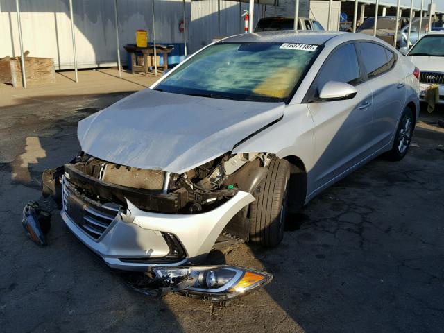 5NPD84LF6HH042835 - 2017 HYUNDAI ELANTRA SILVER photo 2