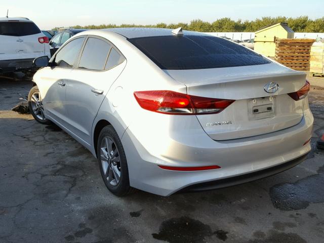 5NPD84LF6HH042835 - 2017 HYUNDAI ELANTRA SILVER photo 3