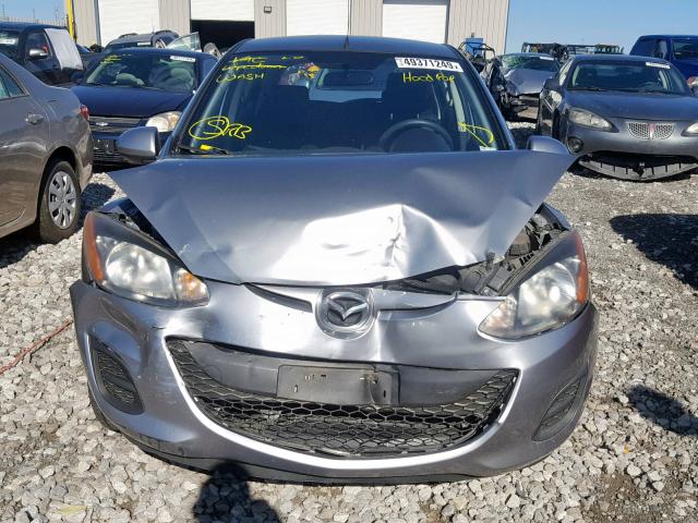 JM1DE1KY3C0135019 - 2012 MAZDA MAZDA2 SILVER photo 7