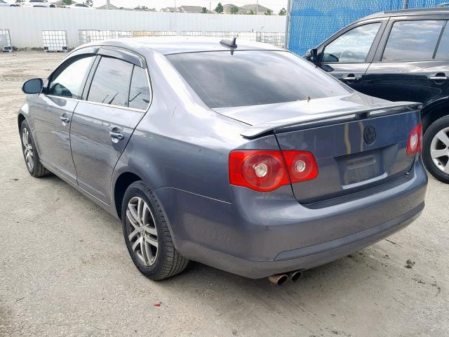 3VWSG81K76M715783 - 2006 VOLKSWAGEN JETTA 2.5 GRAY photo 3