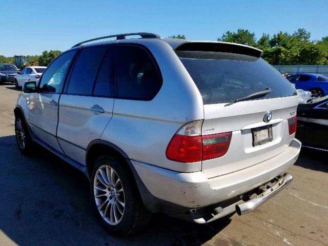 WBAFA53561LM79775 - 2001 BMW X5 3.0I SILVER photo 3