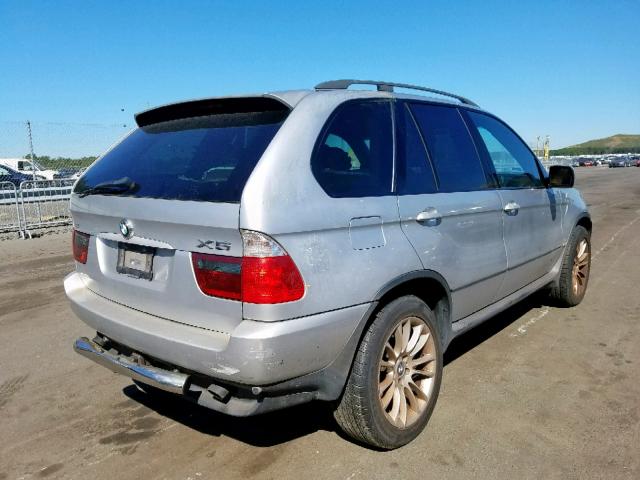 WBAFA53561LM79775 - 2001 BMW X5 3.0I SILVER photo 4