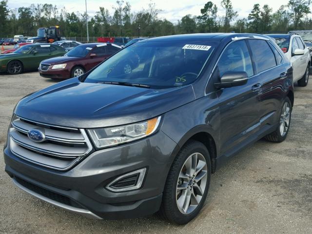 2FMPK3K88HBC51450 - 2017 FORD EDGE TITAN CHARCOAL photo 2