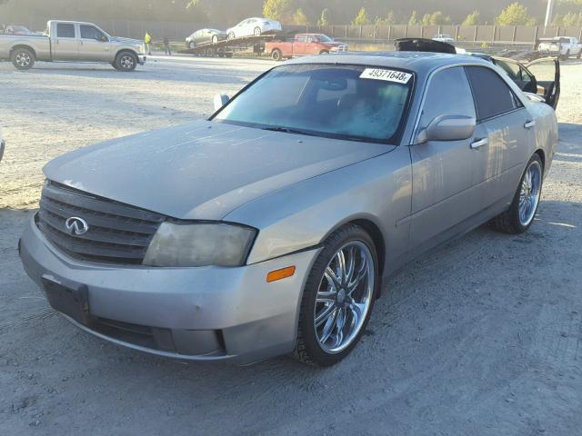 JNKAY41E94M400893 - 2004 INFINITI M45 CHARCOAL photo 2