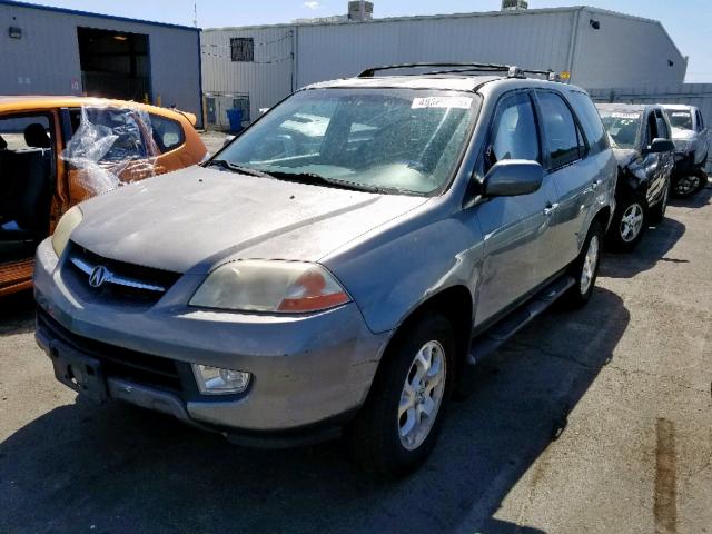 2HNYD18601H539151 - 2001 ACURA MDX TOURIN GRAY photo 2