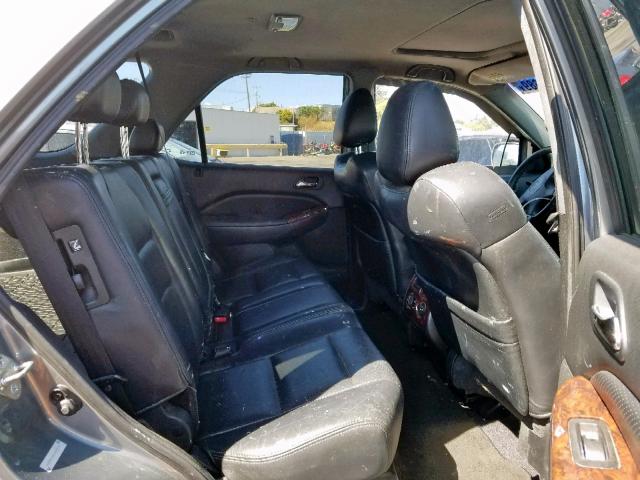 2HNYD18601H539151 - 2001 ACURA MDX TOURIN GRAY photo 6