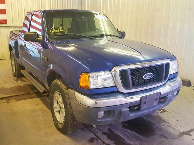 1FTZR45E04PA27981 - 2004 FORD RANGER SUP BLUE photo 1