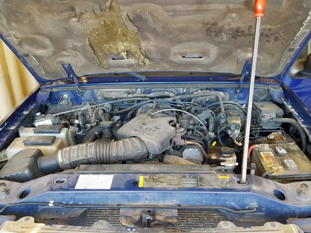 1FTZR45E04PA27981 - 2004 FORD RANGER SUP BLUE photo 7