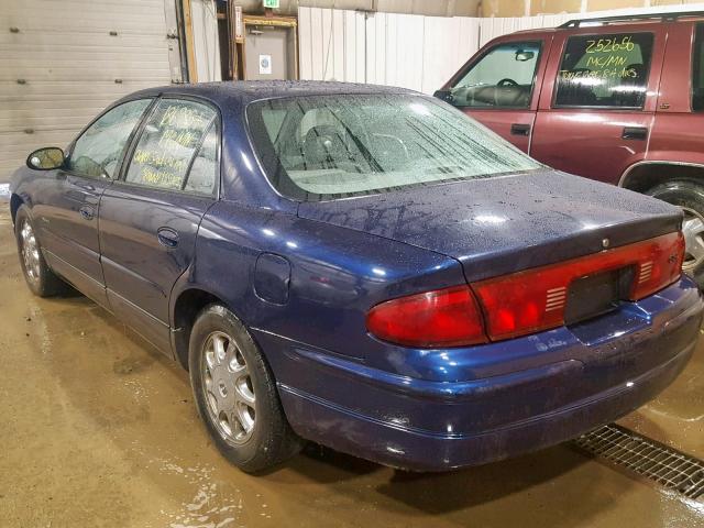 2G4WF5215X1403686 - 1999 BUICK REGAL GS BLUE photo 3