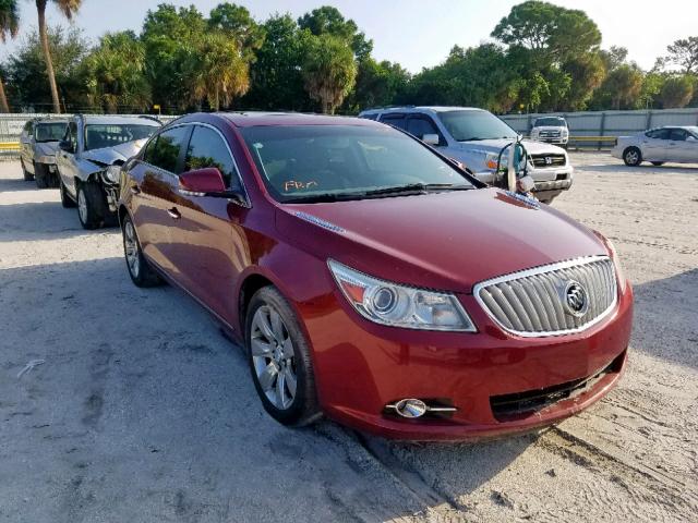 1G4GC5EG8AF189287 - 2010 BUICK LACROSSE C RED photo 1