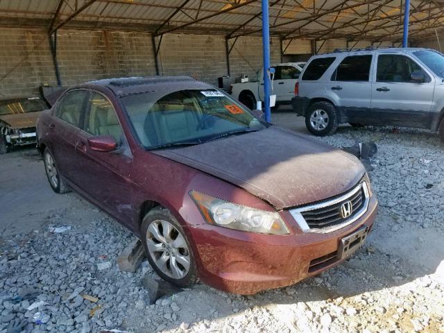 1HGCP26888A095853 - 2008 HONDA ACCORD EXL RED photo 1