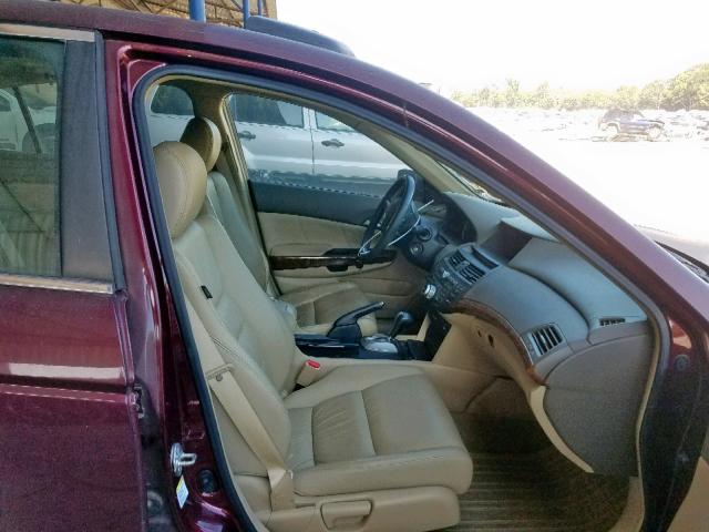 1HGCP26888A095853 - 2008 HONDA ACCORD EXL RED photo 5