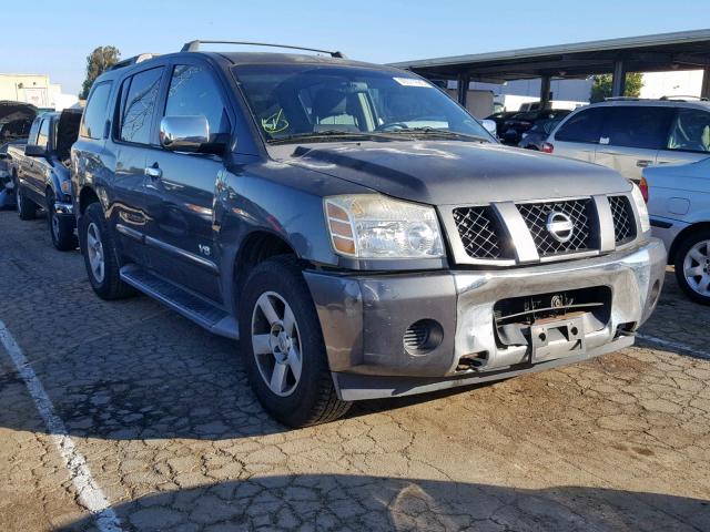 5N1AA08B75N736849 - 2005 NISSAN ARMADA SE CHARCOAL photo 1