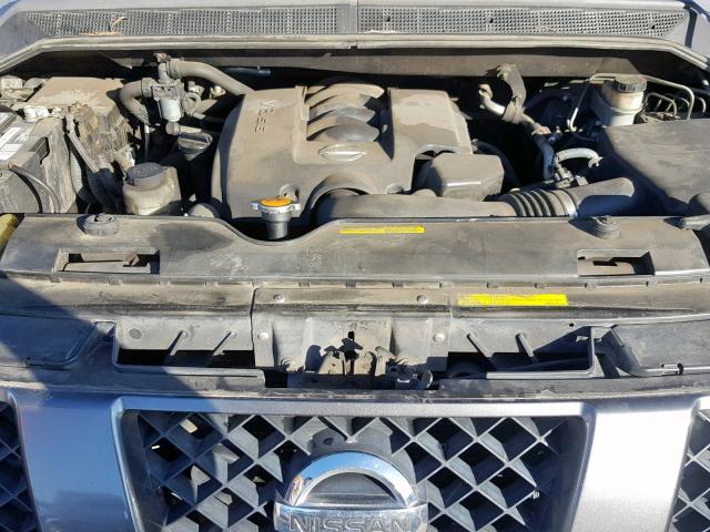 5N1AA08B75N736849 - 2005 NISSAN ARMADA SE CHARCOAL photo 7