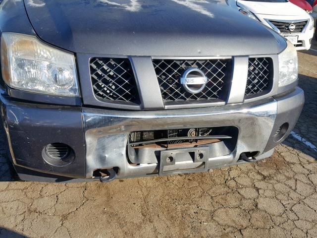 5N1AA08B75N736849 - 2005 NISSAN ARMADA SE CHARCOAL photo 9