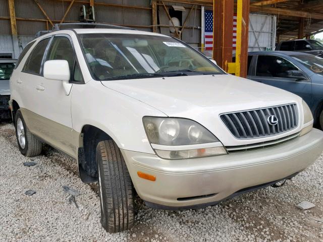 JT6GF10U7X0020401 - 1999 LEXUS RX 300 WHITE photo 1