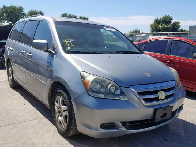 5FNRL38736B099537 - 2006 HONDA ODYSSEY EX GRAY photo 1